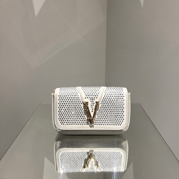 ‼️SOLD‼️ Authentic Versace Virtus crystal crossbody bag - Picture 5 of 6